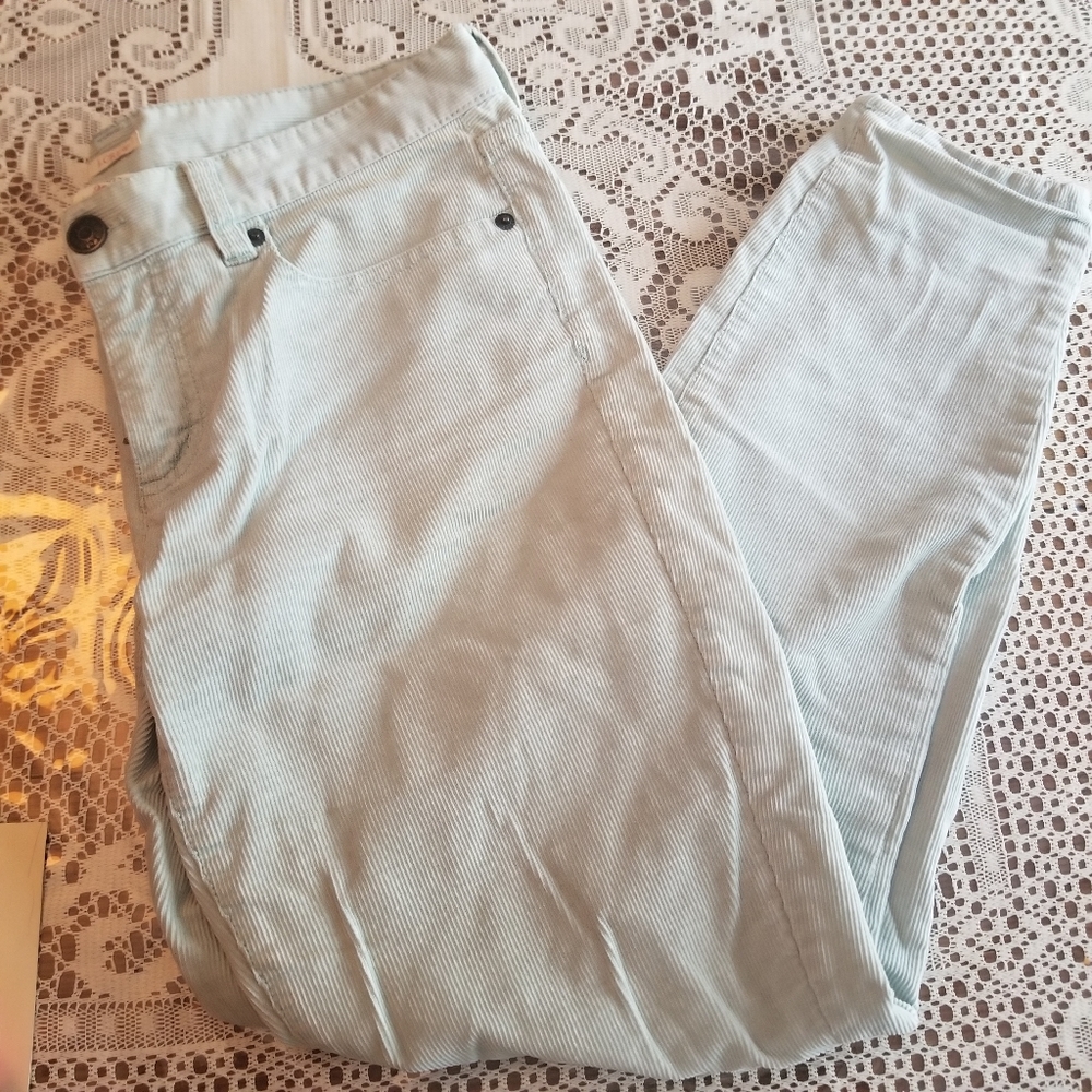 J. Crew Toothpick Baby blue Corduroy jeans/pants
